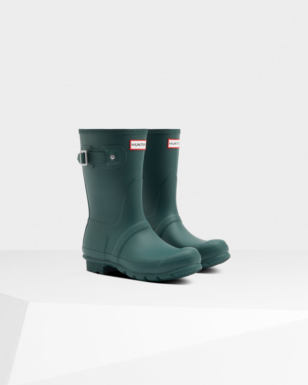 Hunter Mujer Original - Botas de Lluvia Verde - 205-GBOFPD